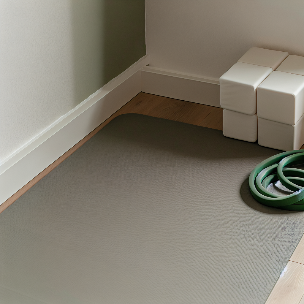 Yoga and fitness corner